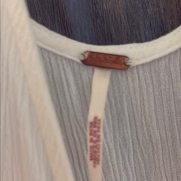 Free People White Maxi Dress with Button Accents - Picture 3 of 12